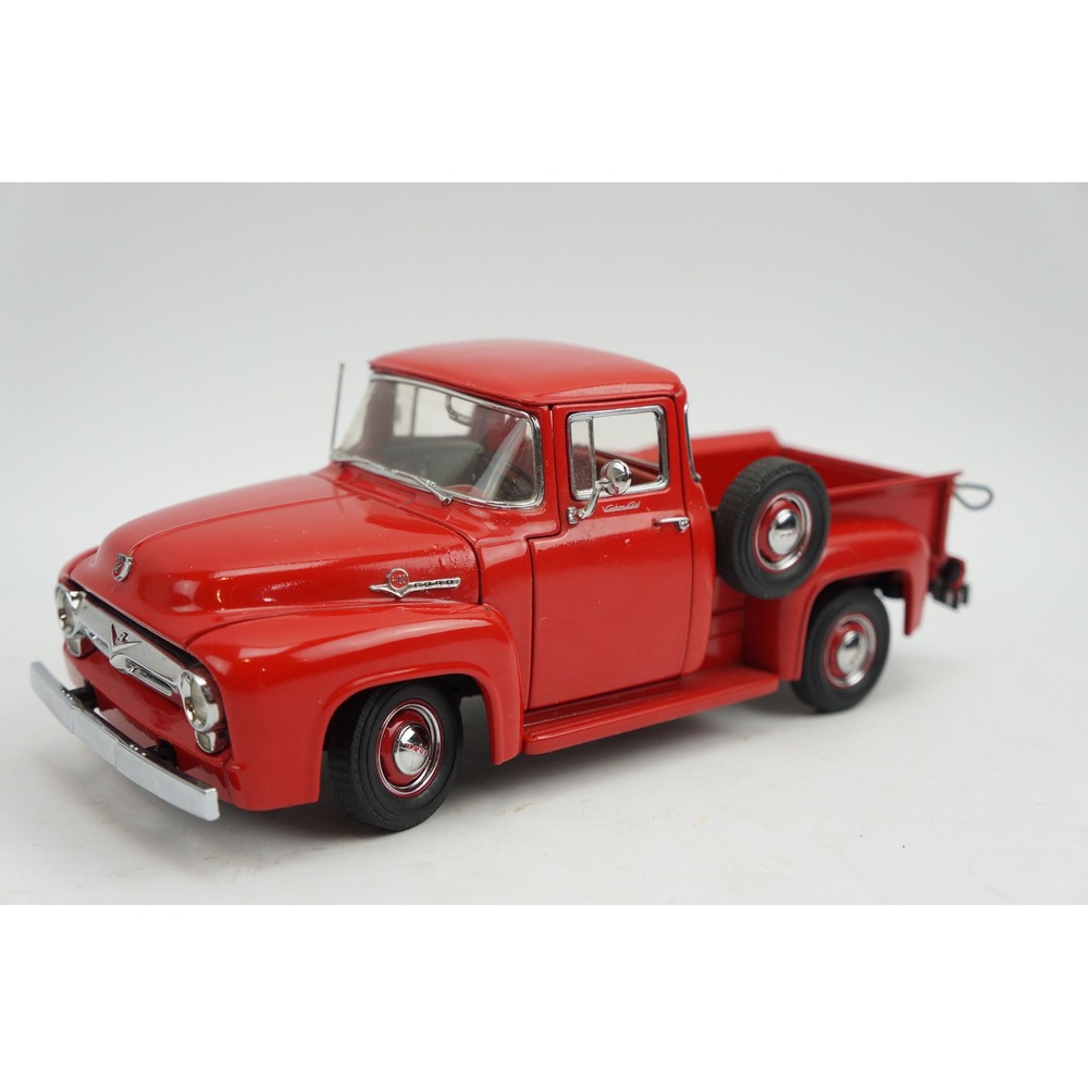 Danbury Mint 1956 Ford F-100 Pickup Truck Red 1:24 Diecast Good